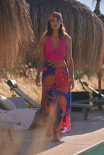 Load image into Gallery viewer, One Hundred Stars Crane Cobalt Crepe Palazzo Pants