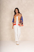 Load image into Gallery viewer, One Hundred Stars Carnival Cobalt Kimono