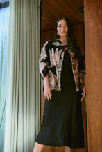 Load image into Gallery viewer, One Hundred Stars Velvet Jacket Crane Black