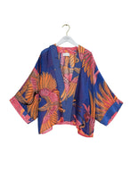 Load image into Gallery viewer, One Hundred Stars Crane Cobalt Kimono