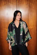 Load image into Gallery viewer, One Hundred Stars Crane Emerald Kimono