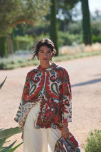 Load image into Gallery viewer, One Hundred Stars Fiesta Orange Summer Jacket