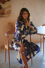 Load image into Gallery viewer, One Hundred Stars Giant Willow Blue Raglan Dress