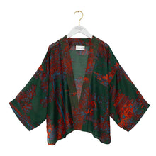 Load image into Gallery viewer, One Hundred Stars Pagoda Forest Kimono