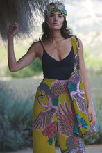 Load image into Gallery viewer, One Hundred Stars Crane Olive Crepe Palazzo Pants