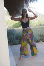 Load image into Gallery viewer, One Hundred Stars Crane Olive Crepe Palazzo Pants