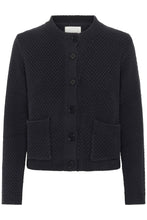 Load image into Gallery viewer, Part Two Elmie Cardigan Dark Navy