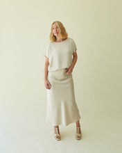 Load image into Gallery viewer, Chalk Maeve Skirt Champagne