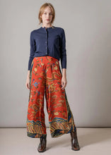 Load image into Gallery viewer, One Hundred Stars Dragon Crepe Palazzo Trousers Rust