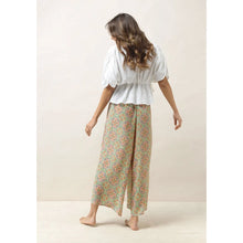Load image into Gallery viewer, One Hundred Stars Vintage Tiles Pink Indigo Palazzo Pants