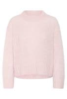 Load image into Gallery viewer, Part Two Sille Chunky Mohair Jumper Mauve Chalk