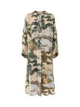 Load image into Gallery viewer, One Hundred Stars Rivers and Trees Natural Crepe Darcy Dress
