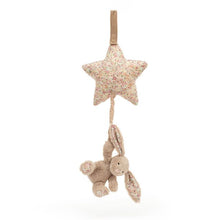 Load image into Gallery viewer, Jellycat Blossom Bea Beige Bunny Musical Pull
