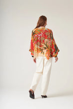 Load image into Gallery viewer, One Hundred Stars Fans Scarlet Kimono
