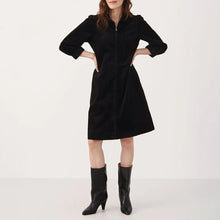 Load image into Gallery viewer, Part Two Eyvor Corduroy Dress Black
