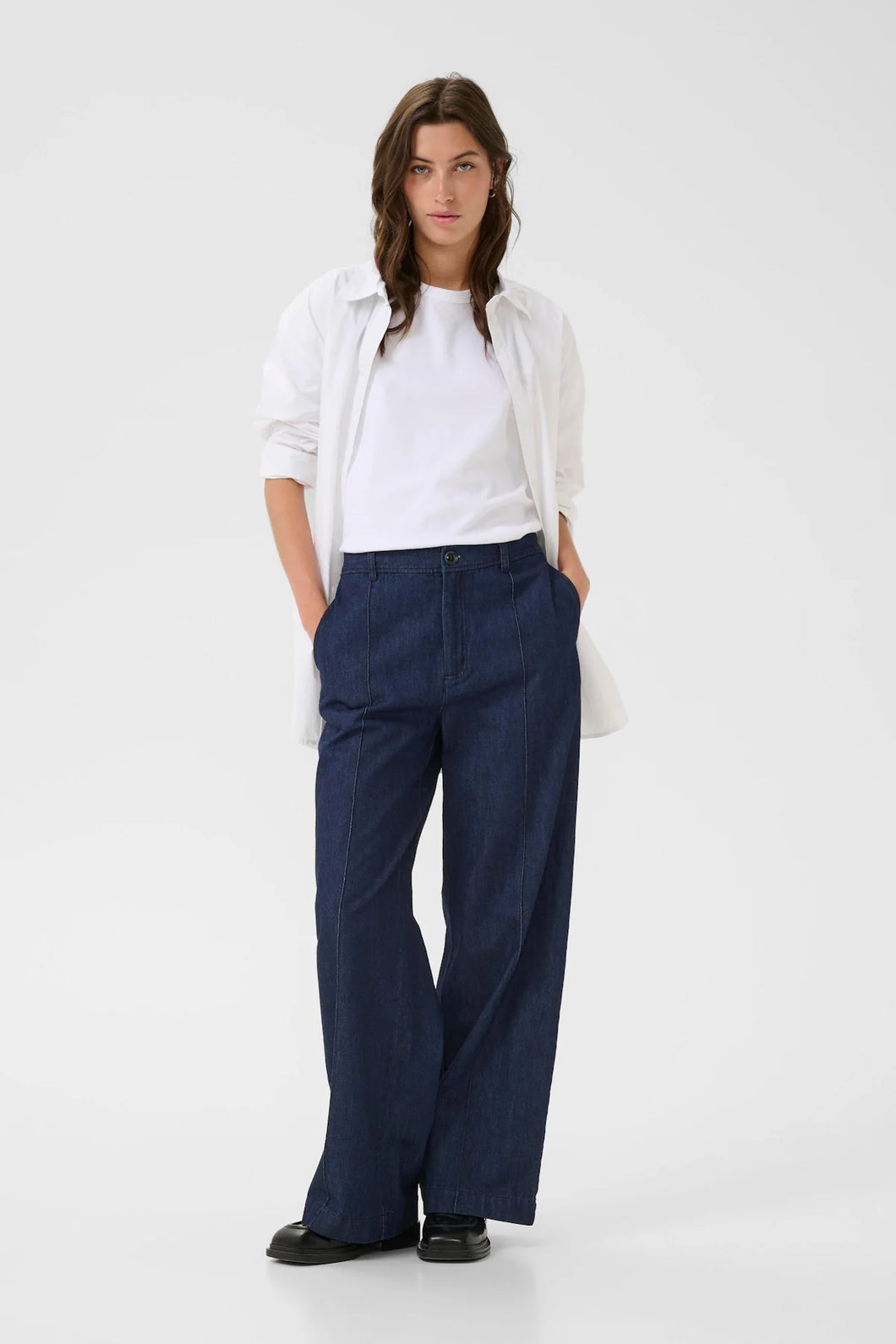 Part Two Sarana Rinse Blue Denim Pants