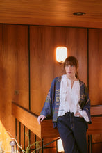 Load image into Gallery viewer, One Hundred Stars Parsley Seed Navy Kimono
