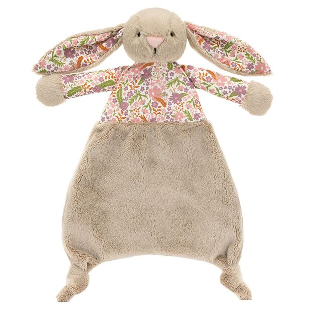 Jellycat Blossom Beige Bunny Comforter Petal