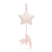Load image into Gallery viewer, Jellycat Bashful Pink Bunny Musical Pull
