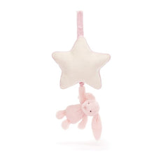 Load image into Gallery viewer, Jellycat Bashful Pink Bunny Musical Pull
