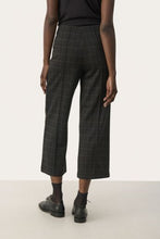 Load image into Gallery viewer, Part Two Ilisan Cropped Trouser, Grey Check
