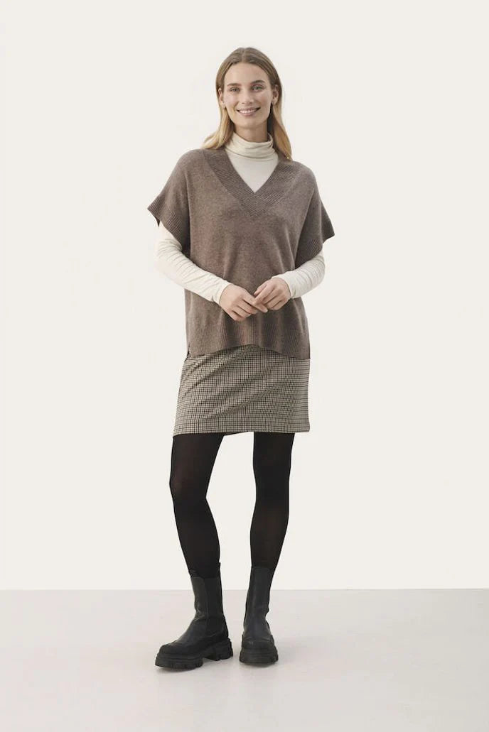 Part Two Hevin Cashmere Pullover Mink Melange