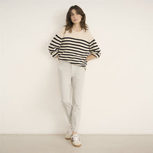 Load image into Gallery viewer, Part Two Niaka Pullover Black Stripe
