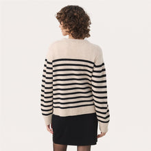 Load image into Gallery viewer, Part Two Niaka Pullover Black Stripe
