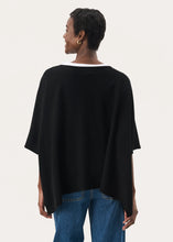 Load image into Gallery viewer, Part Two Tilanna Wool Blend Poncho, Black
