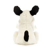Load image into Gallery viewer, Jellycat Bashful Cream &amp; Black Puppy Soother
